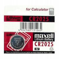 BATERIA CR2025 MAXELL 1 SZT.