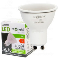 ŻARÓWKA LED 5W GU10 3000K BARWA CIEPŁA 1 SZT.