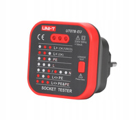 TESTER GNIAZD WSKAŹNIK NAPIĘCIA 230V UT07B UNI-T