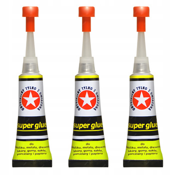 KLEJ SUPER GLUE 2G 3 SZT.
