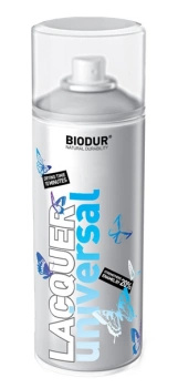 SPRAY LAKIER BEZBARWNY POŁYSK UNIWERSALNY BIODUR 400ML